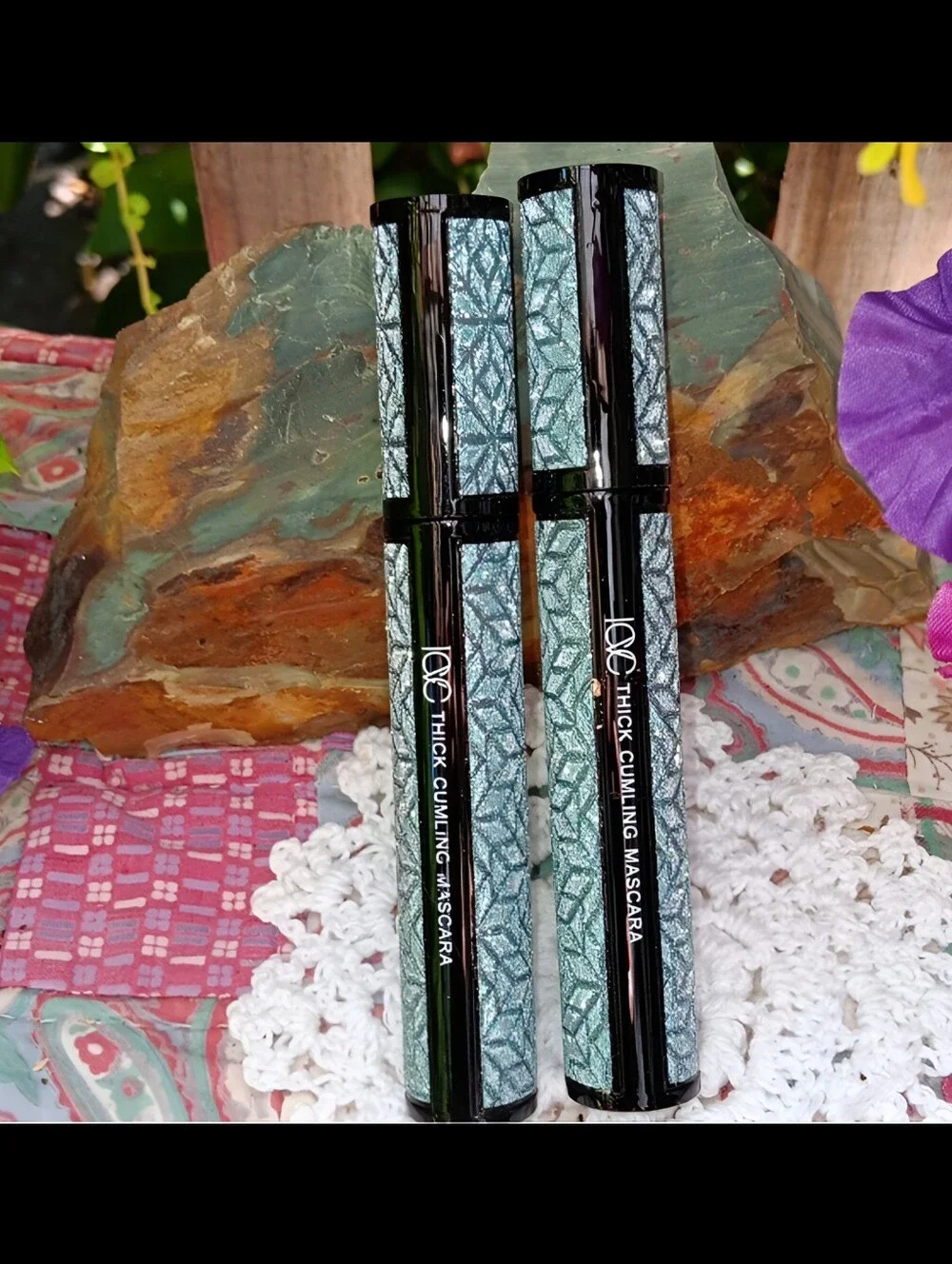 🆕️SET OF 2❣️4D FIBER RICH BLACK MASCARA WATERPROOF, CURLING & VOLUMINOUS